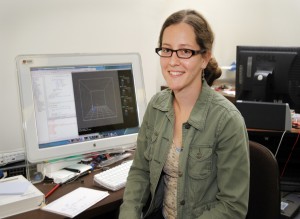 Jacqueline Kory - credit: NASA/Lindsay Dias _me, in the lab, in front of a computer_