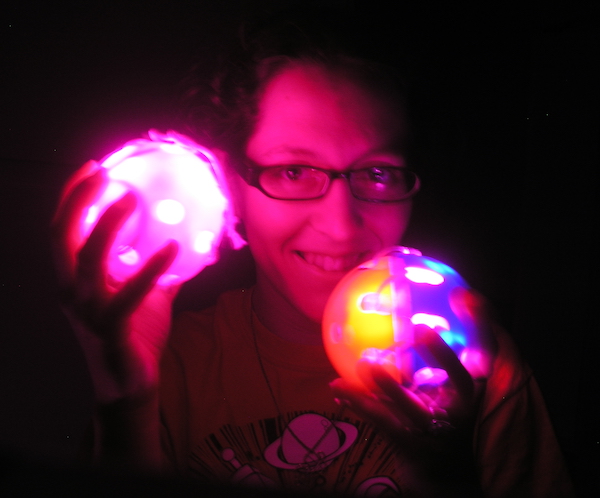 Jackie with glorbs jackie holding glorbs