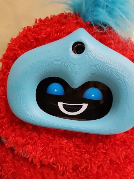 tega face the robot tega's face